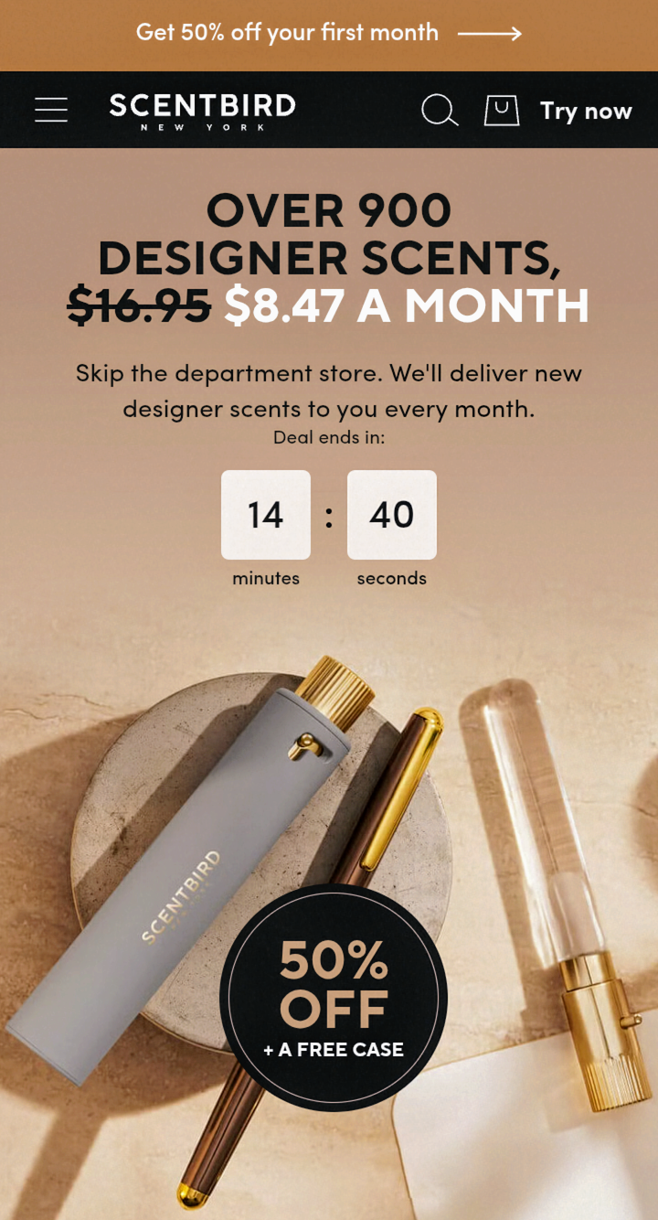 Scentbird Perfume and Cologne Subscription - Try Luxury Fragrances Monthly