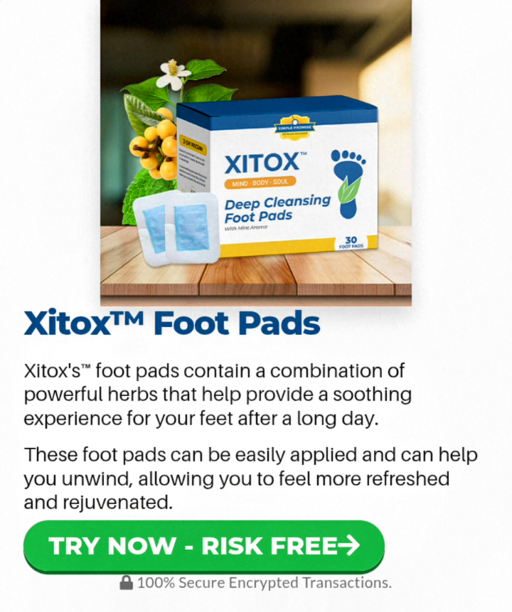 Xitox Foot Pads - Natural Pain Relief and Detox for Tired Feet