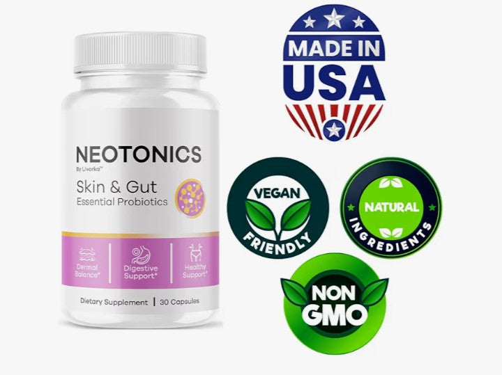 Neotonics Probiotics Skin and Gut Supplements